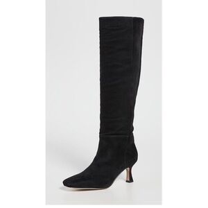 Sam Edelman Lillia Suede Leather Knee High Boots with Chic Heel‎